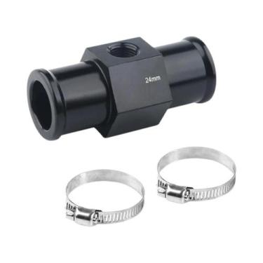 Imagem de Adaptador De Sensor De Temperatura De Água Preto 1/8 NPT Para Mangueir