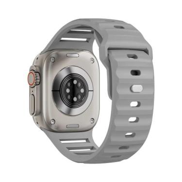 Imagem de Pulseira De Silicone Esportiva Para Apple Watch De 45mm, 44mm, 49mm, 4