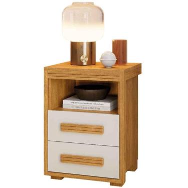 Imagem de Mesa de Cabeceira 2 Gavetas Tóquio 100% MDF - Casa Chick