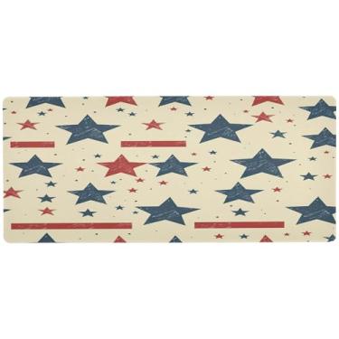 Imagem de SEHANY Tapete de mouse grande com bandeira americana, 90 x 39,9 cm, antiderrapante, para jogos, base de borracha de 3 mm, protetor de mesa, laptop, mesa para jogadores, desktop, escritório e casa