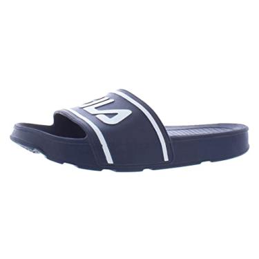 Imagem de Fila Sapato masculino elegante Slide St, Azul-marinho/branco/vermelho, 7