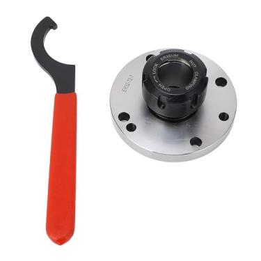 Imagem de Garosa Mandril de Pinça Er32 Cnc, Aço Carbono, Alta Concentricidade, 100mm de Diâmetro para Fresadoras, Acessórios de Torno Com Chave