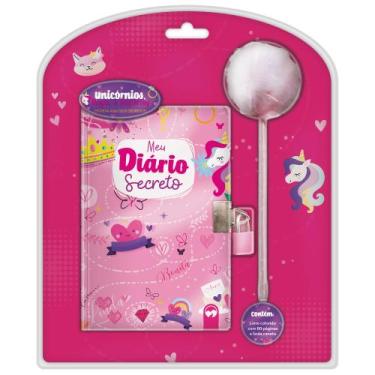 Imagem de Livro - Livro Diário Pompom Unicórnios