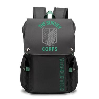 Imagem de Mochila Attack on Titans Levis Ackermans Cartoon Kids