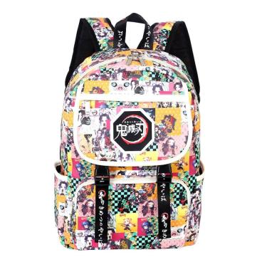 Imagem de Mochila escolar Demons Slayers Anime Schoolbag para crianças