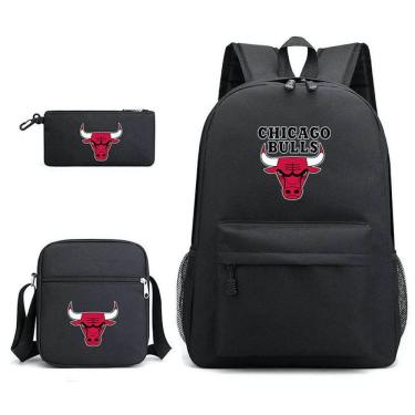 Imagem de Conjunto de mochilas escolares New Orleans Pelicans Basketball Star, 3 unidades