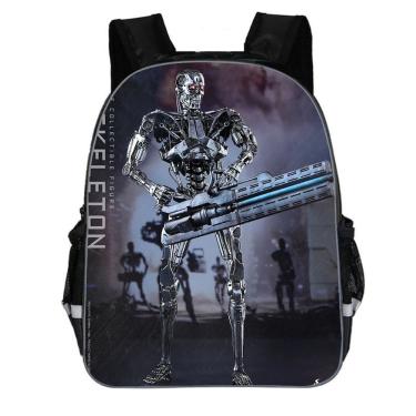 Imagem de Mochila escolar Skeleton Terminators T800 para estudantes escolares