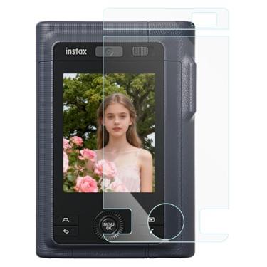 Imagem de kinokoo Protetor de tela para FUJIFILM Instax Mini LiPlay+/LiPlay Plus, filme PET de cobertura total, antirarranhões, para câmera instantânea híbrida instax mini LiPlay+, fácil instalação (pacote com