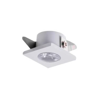 Imagem de Mini Spot Led ELYSA Embutir 1W 3000K 80Lms Bivolt IP20 – Nordecor | Branco Cód. 6000