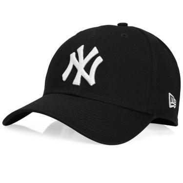 Imagem de Boné New Era 9Forty New York Aba Curva Preto-Unissex