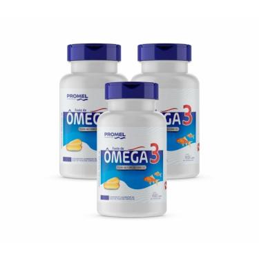Imagem de 3x Ômega 3 Promel 60 Capsulas de 1450mg-Unissex
