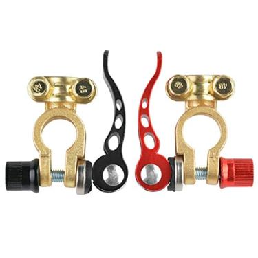 Imagem de 2 Peças Conector de Terminal Bateria Carro Clamp Ajustável Ferramenta Desconexão Rápida para Estabilização Corrente Corr