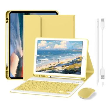 Imagem de Capa Multifuncional Compatível com iPad 10ª e 11ª Geração (A16)， Incluindo Teclado Bluetooth, Mouse Sem Fio e Caneta Stylus