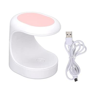 Imagem de CUOFYUNL 16W Mini UV LED Lâmpada para unhas Secador de gel portátil de secagem rápida para unha única rosa