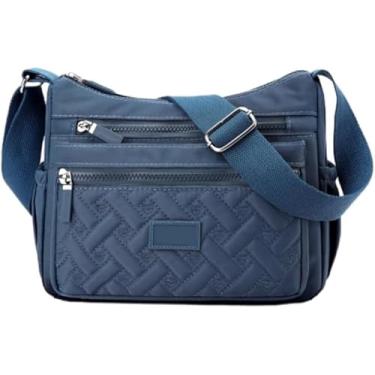 Imagem de GTIANHE-TAN Bolsa tiracolo feminina à prova d'água cor sólida preta rosa casual bolsa mensageiro, One Size, Sem Pedra Preciosa