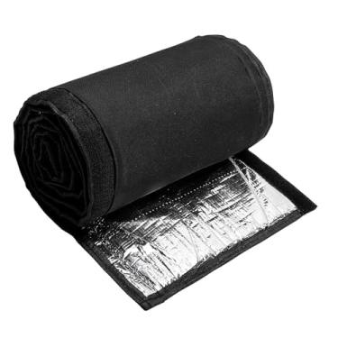 Imagem de Hyuduo Tampa De Isolamento Tubulação AC Manga De Isolamento Mangueira Ar Condicionado Tubo Envoltório 600D Tecido Oxford 4 Correias Ajustáveis para Bombas De Calor Dividido Ductless