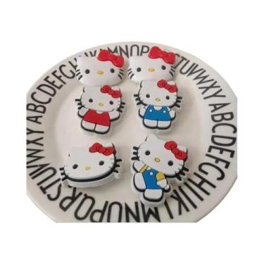 Imagem de Charms Para Sapatos Hello Kitty DIY Decorações Destacáveis MINISO Sanr
