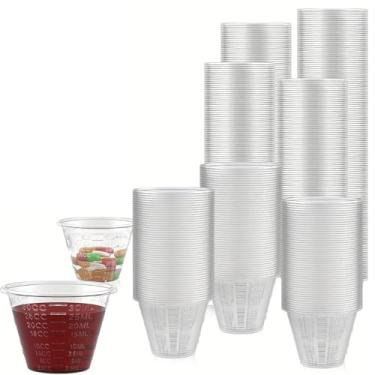 Imagem de yvsay Pacote com 1010 Copos de Medicamentos Descartáveis 28,3 g, Copos Médicos de Plástico para Comprimidos Mistos, Medição de Medicamentos