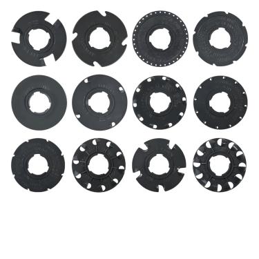 Imagem de 60009 60010 Conjunto de 12 pratos de sementes opcionais para EarthWay 10001 1001-B Plantas de sementes de jardim, placas de sementes Earth-Way, funciona para milho doce, rabanete, alho-poró, espargos