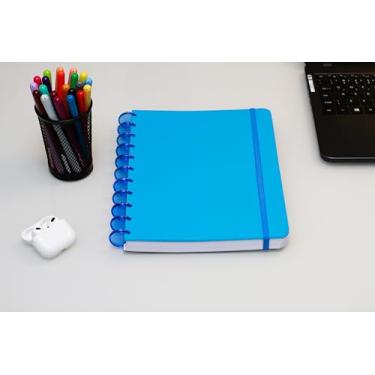 Imagem de Confetti Caderno Smart Univ 140Fls Neon Azul