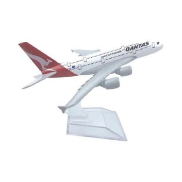 Imagem de Modelo De Avião Em Metal Diecast Da Série A380 De 16cm, Escala 1400, D