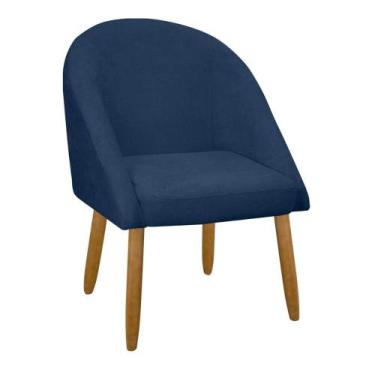 Imagem de Banqueta Poltrona Lua Bouclê Para Sala Penteadeira Ou Salão - SOFA STO