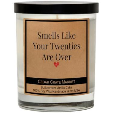 Imagem de Presentes de aniversário de 30 anos para ela – Melhores ideias, aroma de baunilha, 100% vela de soja para mulheres, amigos, esposa, mãe, irmã, avó, decoração de velas de aromaterapia feitas à mão