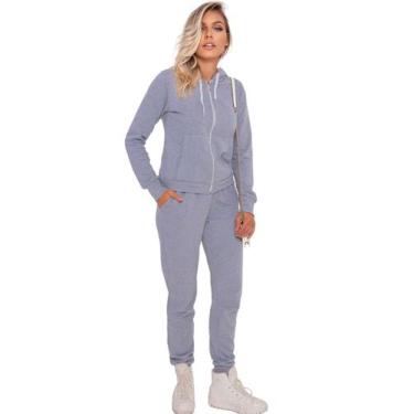 Imagem de Conjunto  Moletom Agasalho Calça e Blusa Inverno Quentinho - Gisele Fr