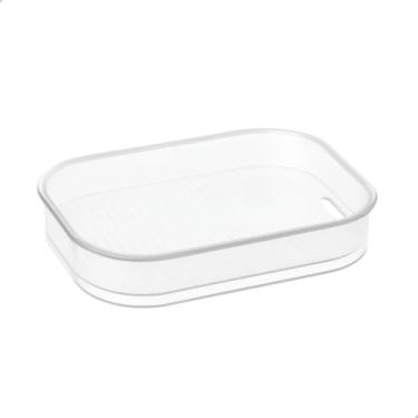 Imagem de Porta Frios Plástico Transparente com Tampa Pote Presunto Queijo