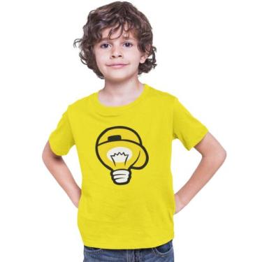 Imagem de Camiseta Infantil Amarela Leozin Influencer ketlan  da Emilly Vick You