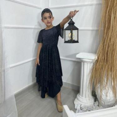 Imagem de Vestido Infantil de Dança Coreografia TODO TULE Moda Meninas - MISS FL