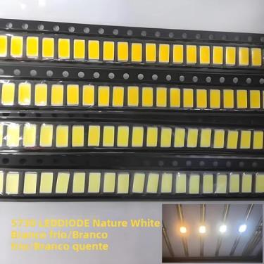 Imagem de Diodos LED SMD 5730 Luz Branca 3000K 4000K 6000K 95000K 0.5W 150mA 50-