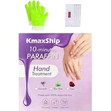 Imagem de KmaxShip 10-Minute Paraffin Hand Treatment, Home Hand Wax Spa Treatment Gloves, Apple, One-Pair