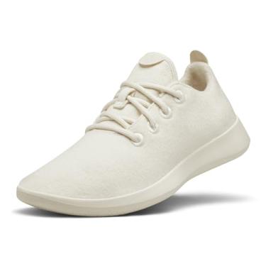 Imagem de Allbirds Tênis feminino de lã, tênis para uso diário, lavável na máquina, feito com materiais naturais, Branco natural (sola creme), 38
