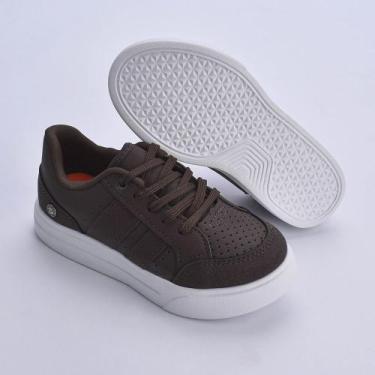 Imagem de Tênis Infantil K360 Ultra Leve Café - Kidy, 35, Café