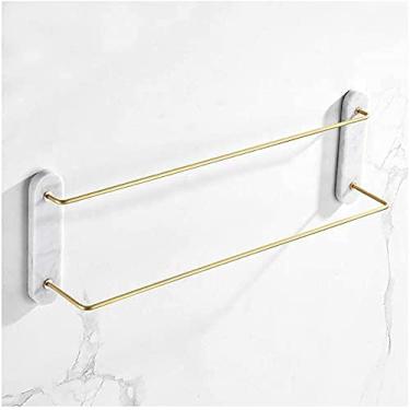 Imagem de LUCEAE Cabide de parede de banheiro, toalheiro, prateleira de chuveiro, suporte de toalha de parede, prateleira de banheiro, suporte de armazenamento, cabide de torre/B