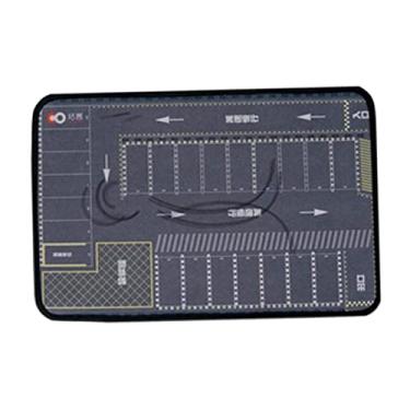 Imagem de JWQFBC Tapete para Cenário de Garagem de Carros em Miniatura Na Escala 1:64, para Maquete de Veículos, Brinquedo de Carro em Miniatura, Layout de Fundo para