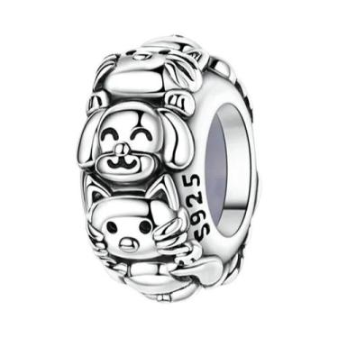 Imagem de Pingente De Prata Esterlina 925 Em Forma De Cubo Mágico Para Mulheres,