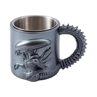 Imagem de Caneca De Café 3D Com Transferência Térmica De Xenomorfo Alienígena Pa