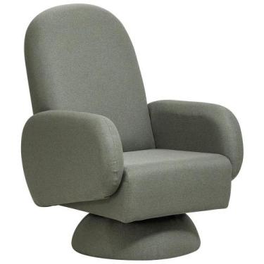 Imagem de Poltrona de Amamentação Com Balanço Giratória Cone Dolce D02 Tramado V