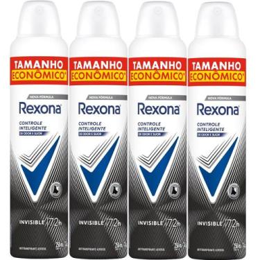 Imagem de Kit Desodorante Antitranspirante Aerosol Rexona Invisible 72 horas 250