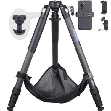 Imagem de Tripé ARTCISE Carbon Fiber ET80C para câmera com carga de 20 kg