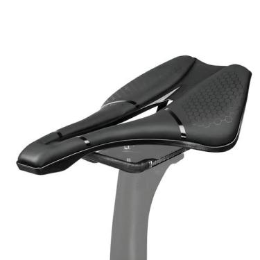 Imagem de Selim De Bicicleta Curto Com Eixo Oco De Carbono 245x139mm Para MTB E 