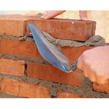 Imagem de Colher Pedreiro 07" Cabo Madeira 77358075 - Tramontina