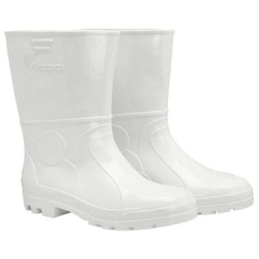 Imagem de Bota de PVC Branca, Cano Curto, sem Forro, 39, Vulcabras OstenVonder