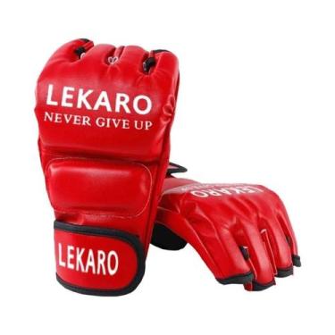 Imagem de Luvas De Boxe MMA Para Adultos, Profissionais, Meio Dedo, Equipamento 