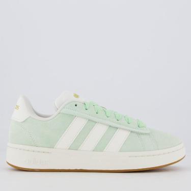 Imagem de Tênis Adidas Grand Court Alpha Feminino Verde Claro-Feminino