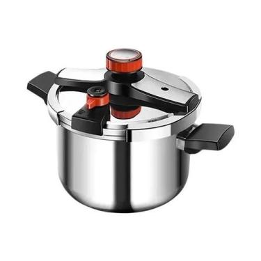 Imagem de Panela De Pressão Grande De Aço Inoxidável 4L 6L 8L, Cozimento Rápido,
