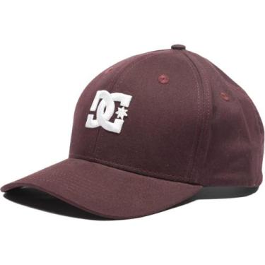 Imagem de Boné DC Shoes Aba Curva Star 2 SM24 Bordo, Único, Vermelho escuro