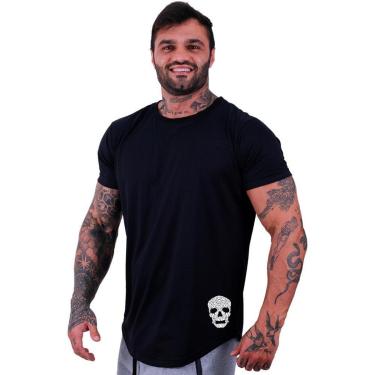 Imagem de Camiseta Longline MXD Conceito Estampada Academia Treino Fit-Masculino